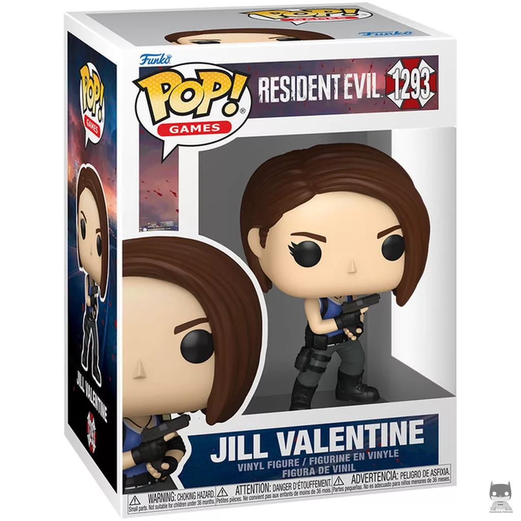 Jill Valentine Funko Pop! figure in its box