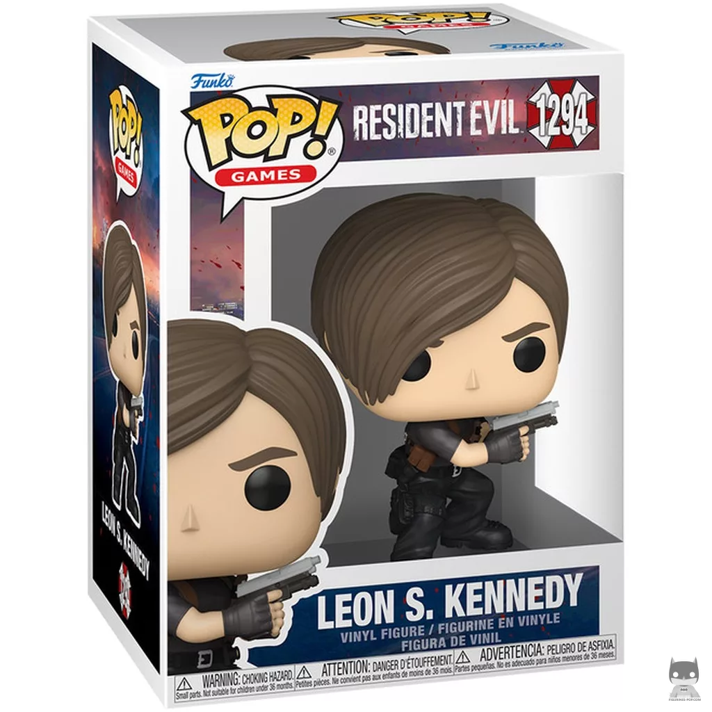 Leon S. Kennedy Funko Pop! figure in its box