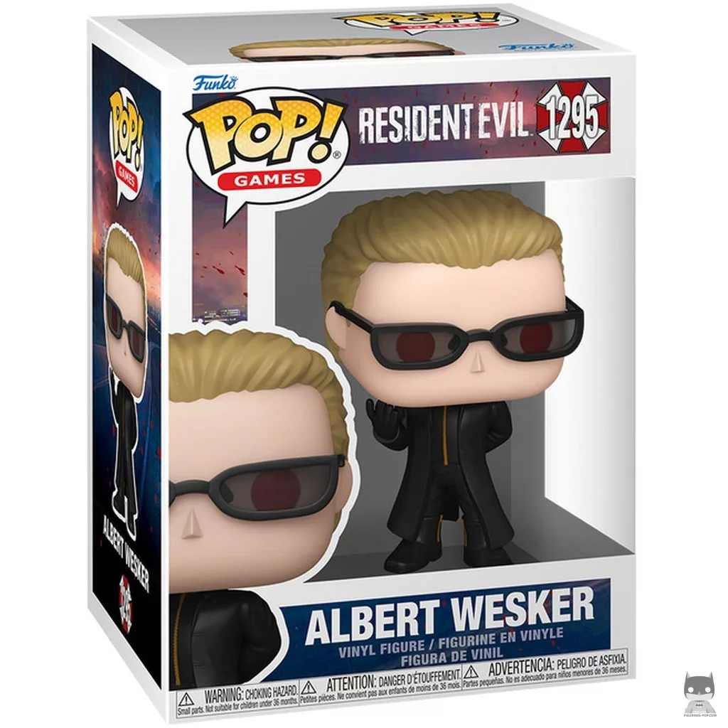 Albert Wesker Funko Pop! figure in its box