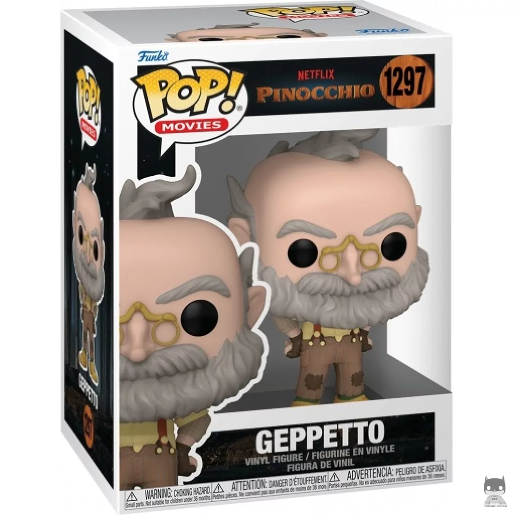 Geppetto Funko Pop! figure in its box