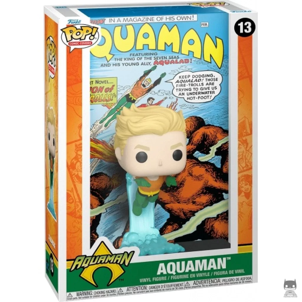 Aquaman Funko Pop! figure in its box