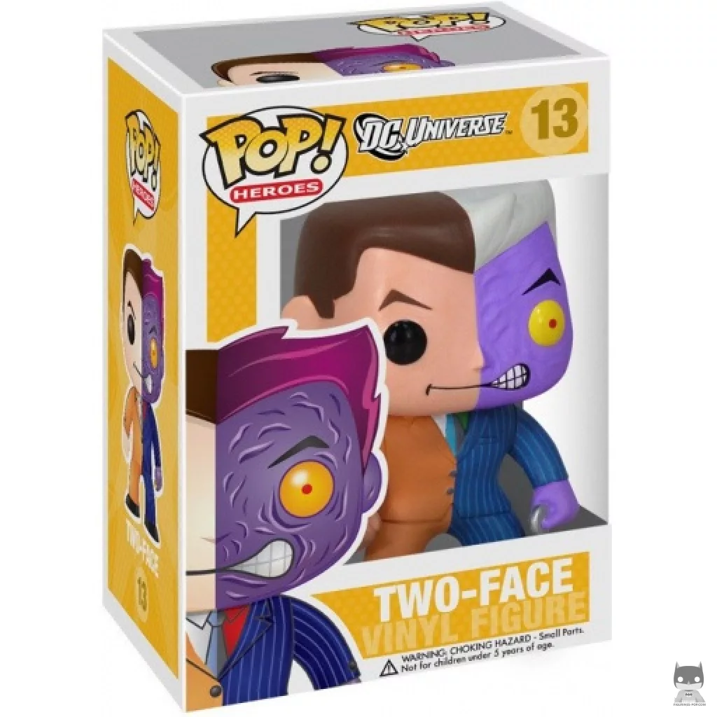 Two-Face Funko Pop! figure in its box