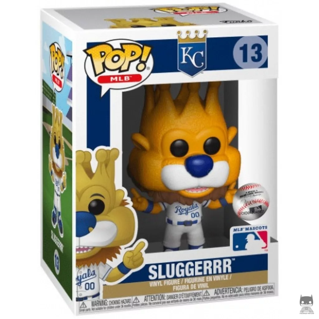 Sluggerrr Funko Pop! figure in its box