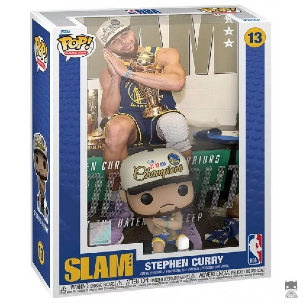 SLAM : Stephen Curry Funko Pop! figure in its box