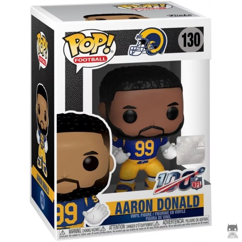 Aaron Donald Funko Pop! figure in its box