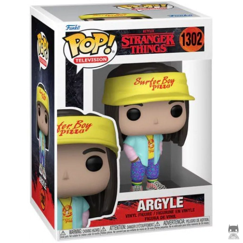 Argyle Funko Pop! figure in its box