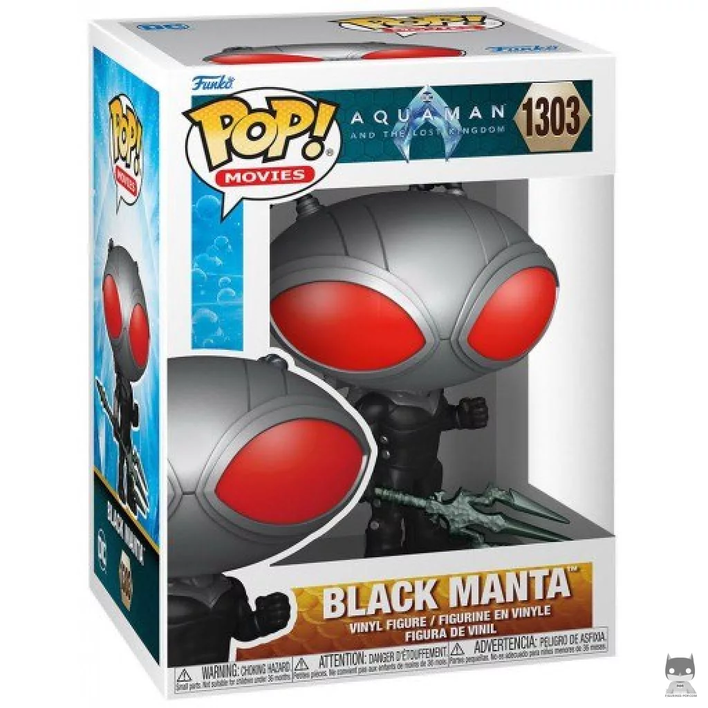 Black Manta Funko Pop! figure in its box