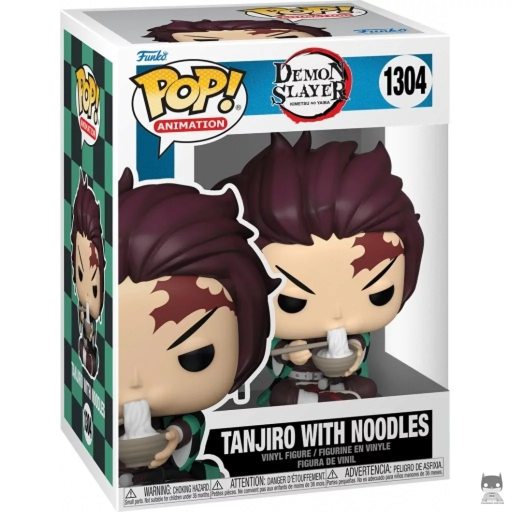 Tanjiro with Noodles Funko Pop! figure in its box