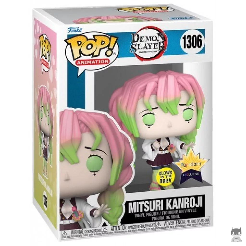 Mitsuri Kanroji (Glow in the Dark) Funko Pop! figure in its box