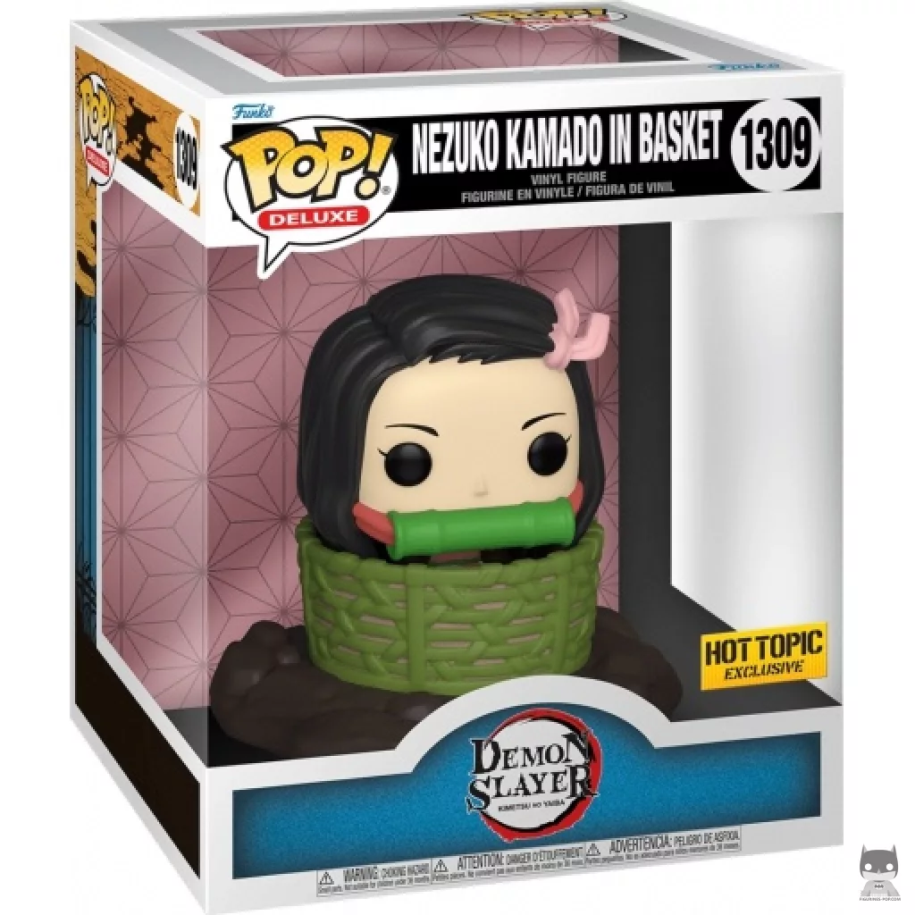 Nezuko Kamado in Basket Funko Pop! figure in its box
