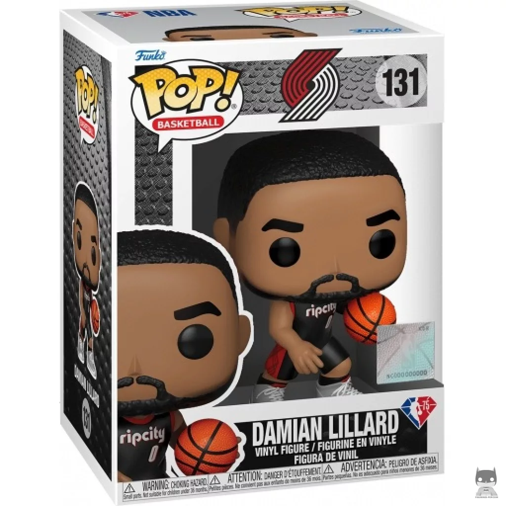 Damian Lillard Funko Pop! figure in its box