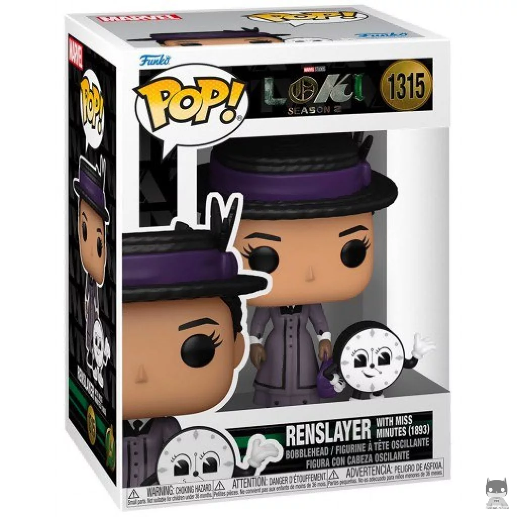 Renslayer with Miss Minutes (1893) Funko Pop! figure in its box