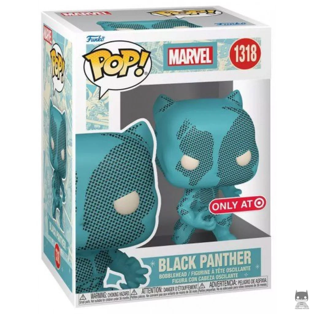 Black Panther (Retro Reimagined) Funko Pop! figure in its box