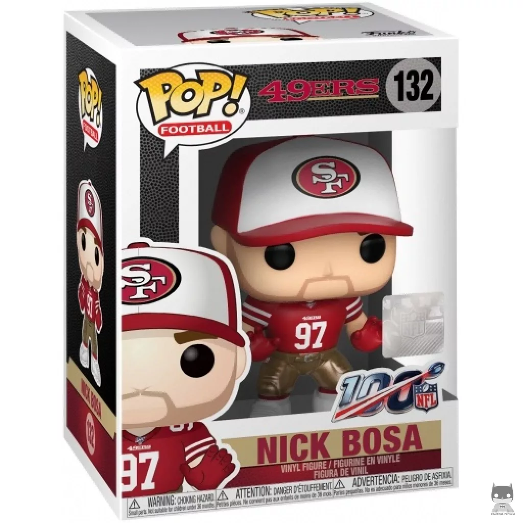 Nick Bosa Funko Pop! figure in its box