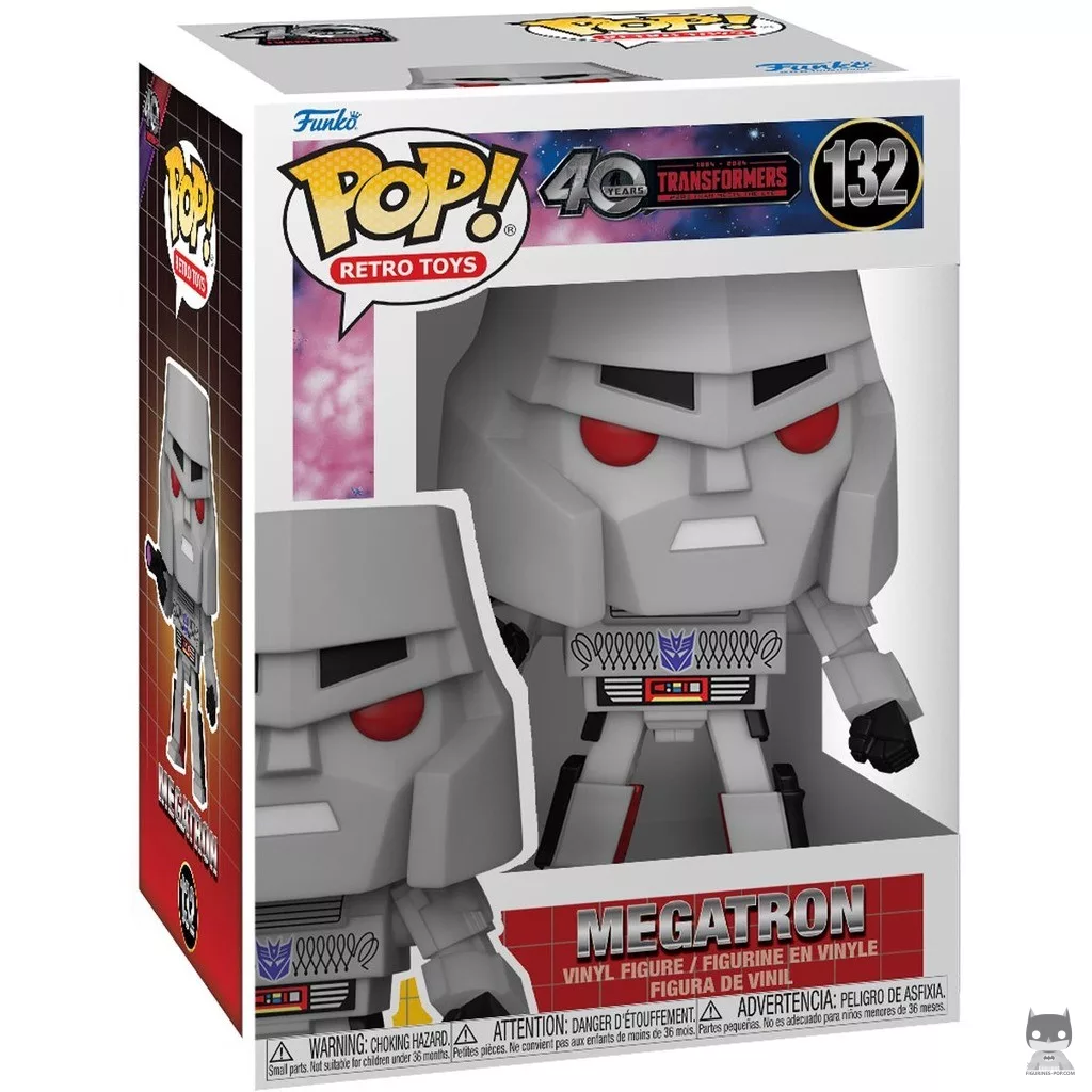 Megatron Funko Pop! figure in its box