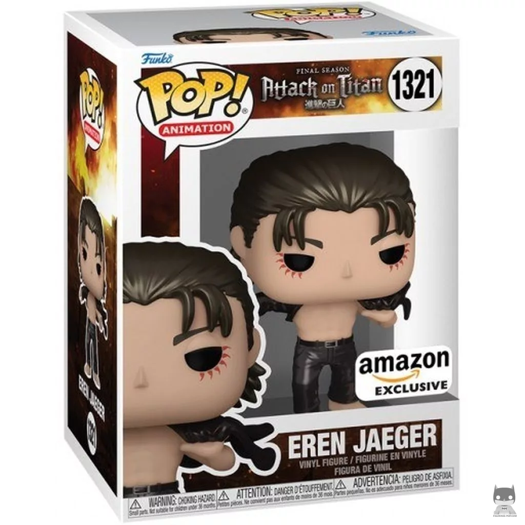 Eren Jaeger (Metallic) Funko Pop! figure in its box
