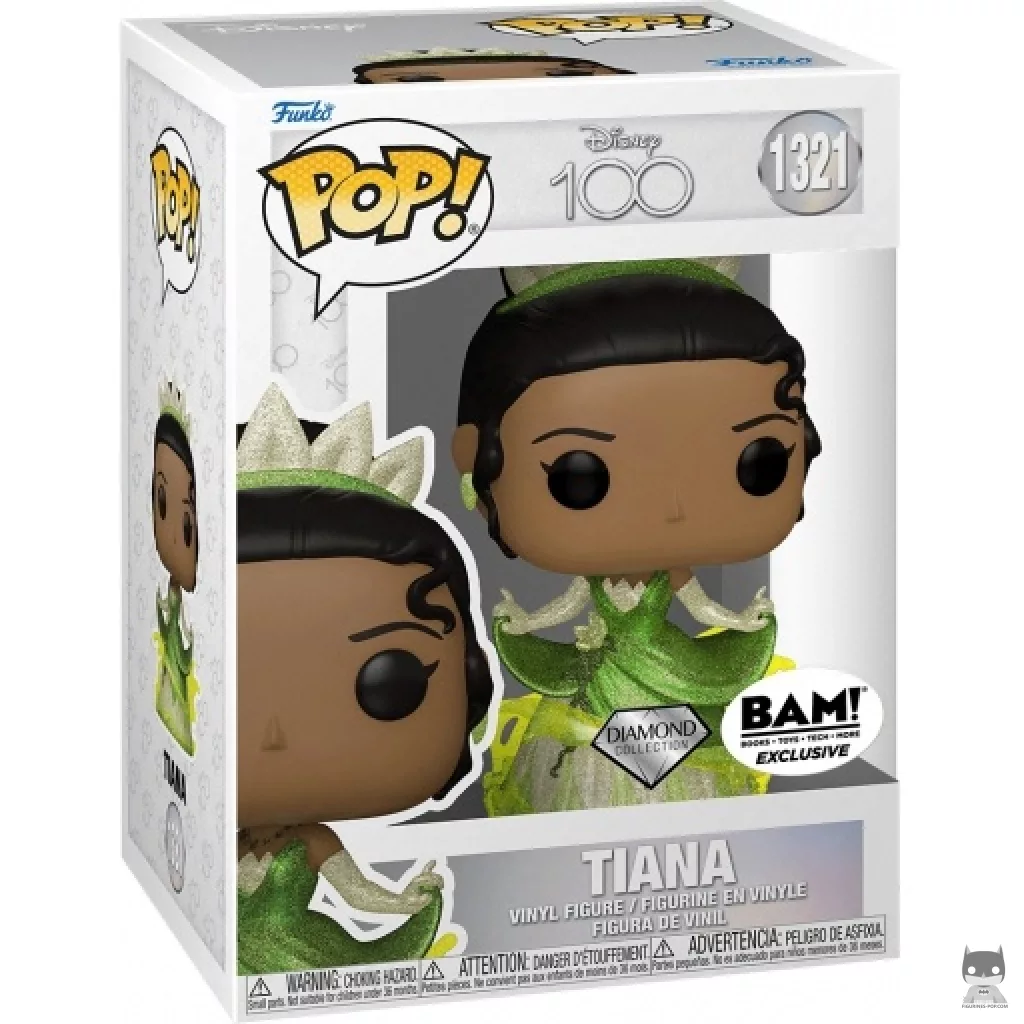 Tiana (Diamond Glitter) Funko Pop! figure in its box