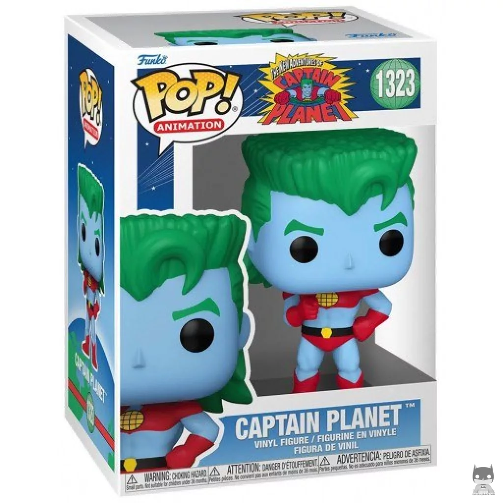 Captain Planet Funko Pop! figure in its box