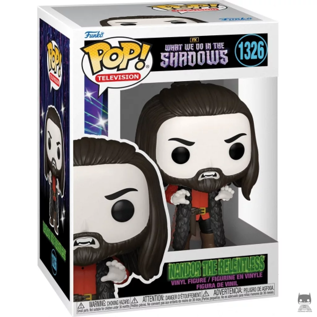 Nandor The Relentless Funko Pop! figure in its box
