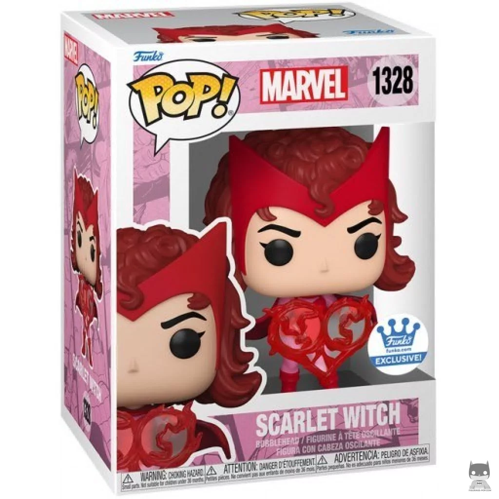 Scarlet Witch (Valentine's Day) Funko Pop! figure in its box