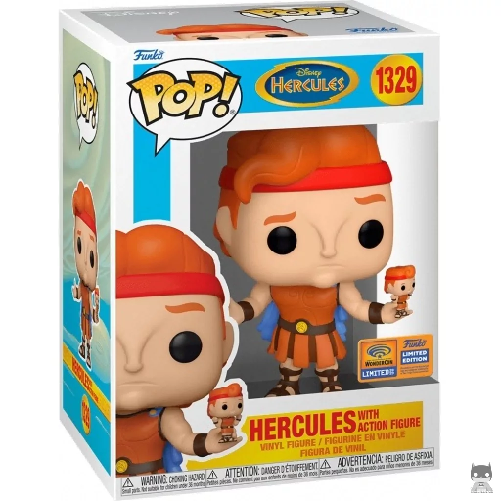 Hercules with Action Figure Funko Pop! figure in its box