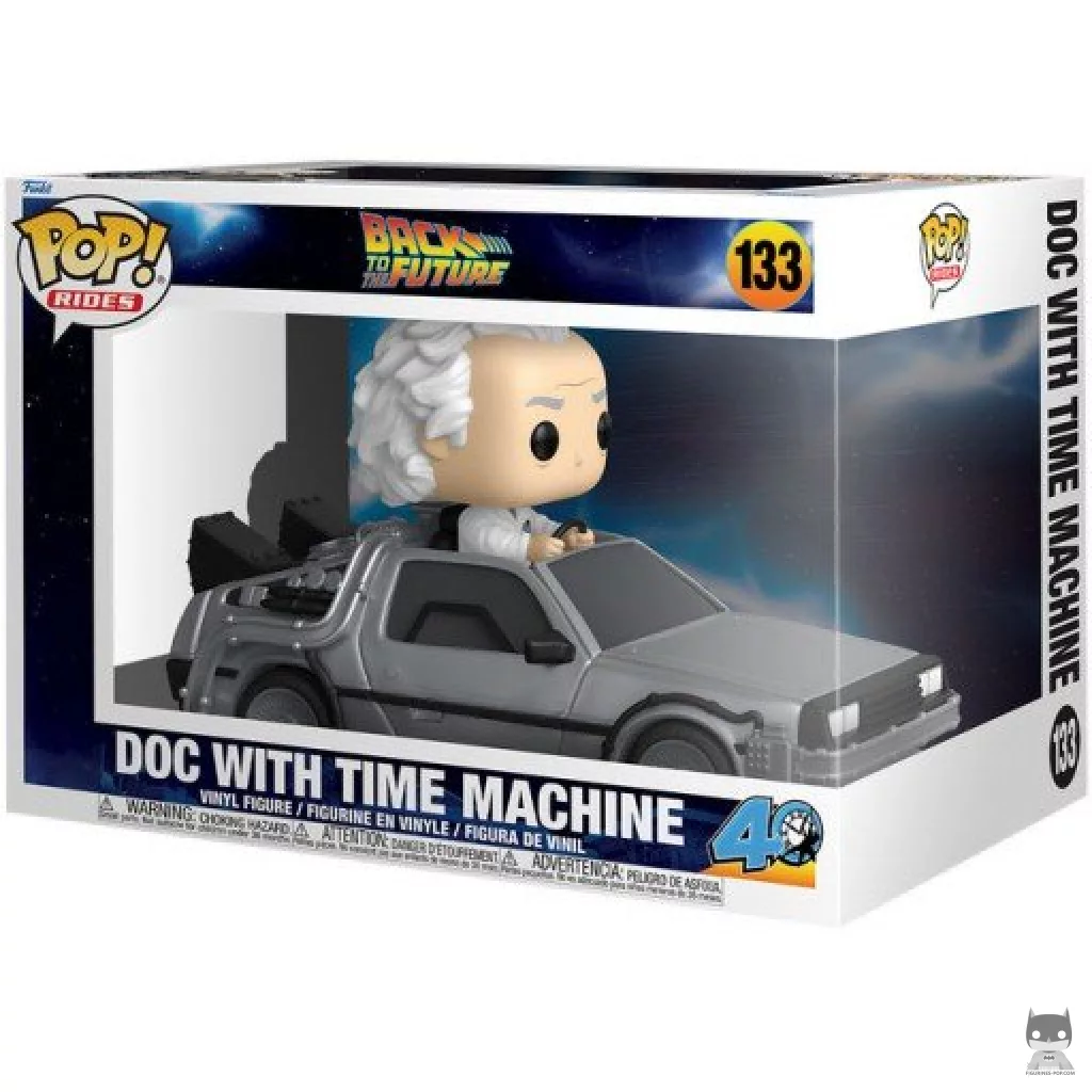 Doc with Time Machine Funko Pop! figure in its box