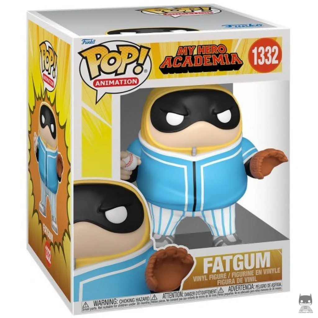 Fat Gum (Hero League Baseball) (Supersized) Funko Pop! figure in its box
