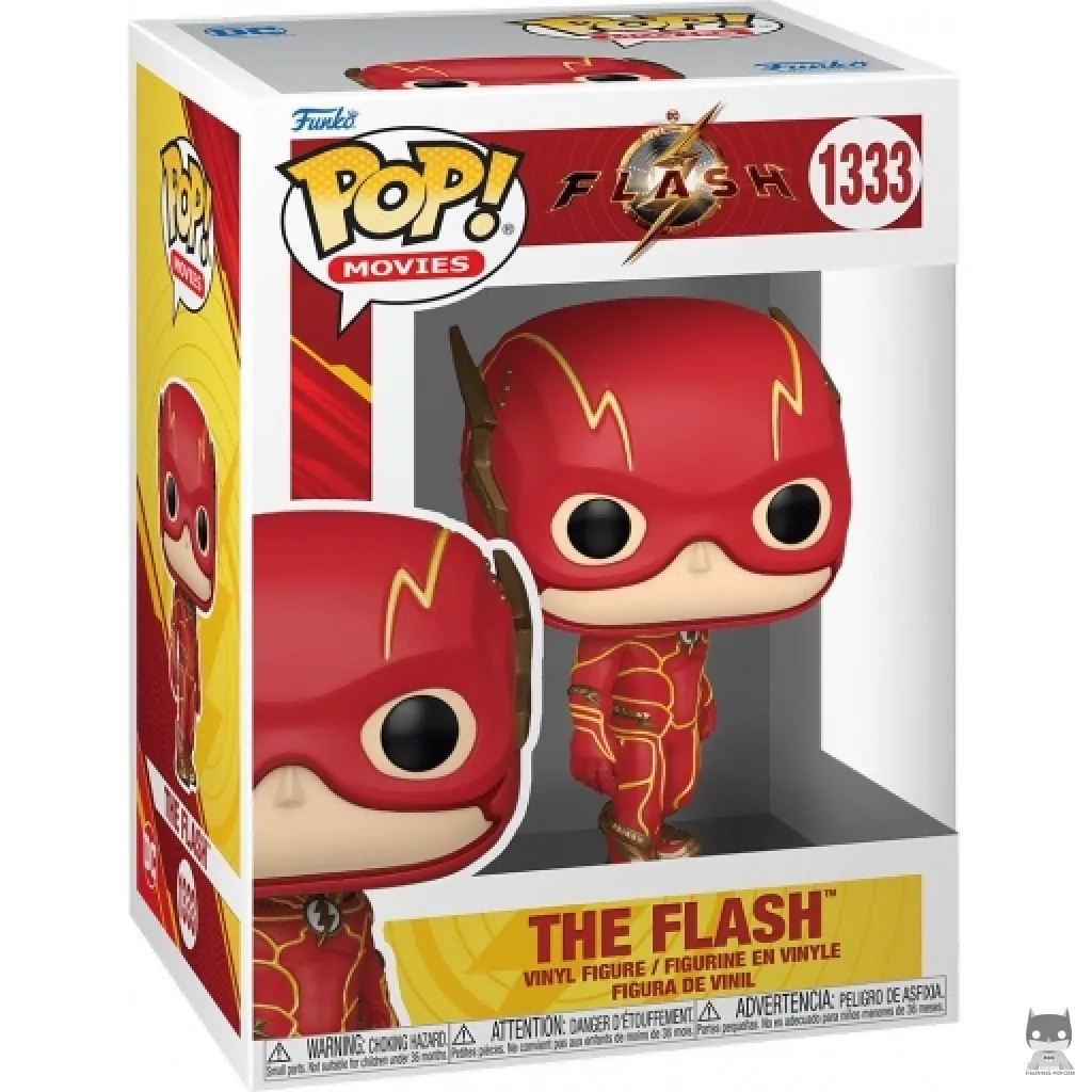 The Flash Funko Pop! figure in its box