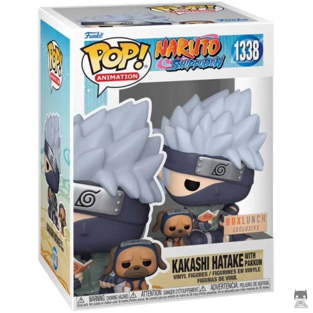 Kakashi Hatake with Pakkun Funko Pop! figure in its box