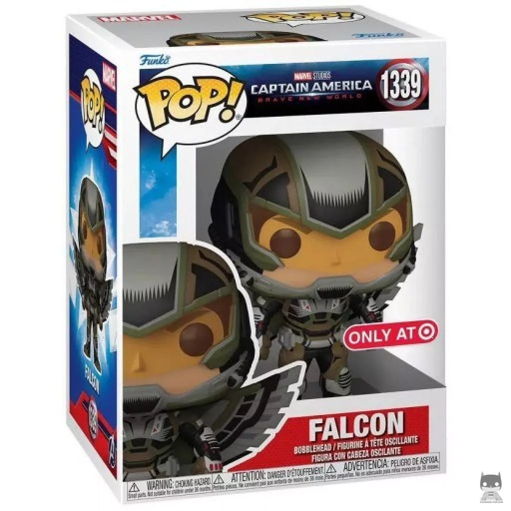 Falcon Funko Pop! figure in its box