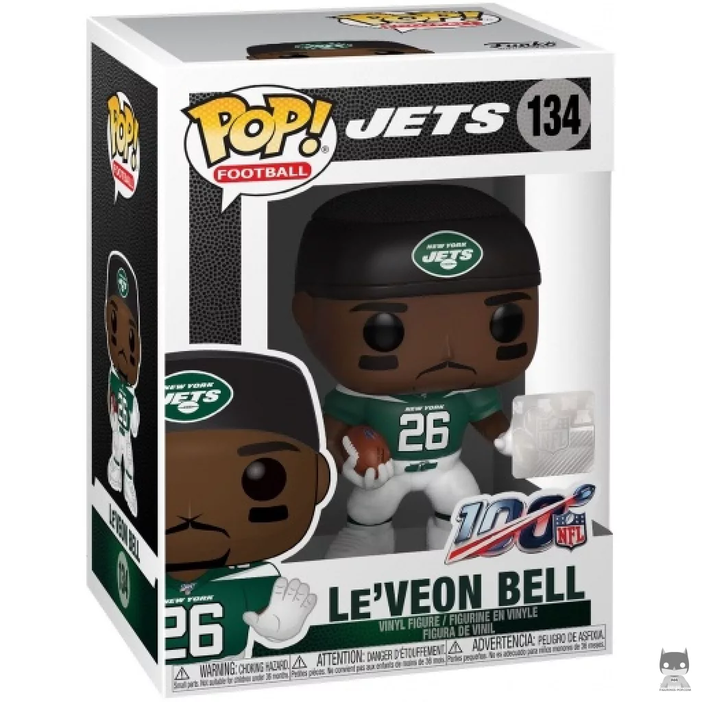 Le'Veon Bell Funko Pop! figure in its box