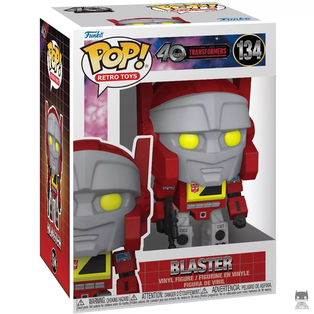 Blaster Funko Pop! figure in its box