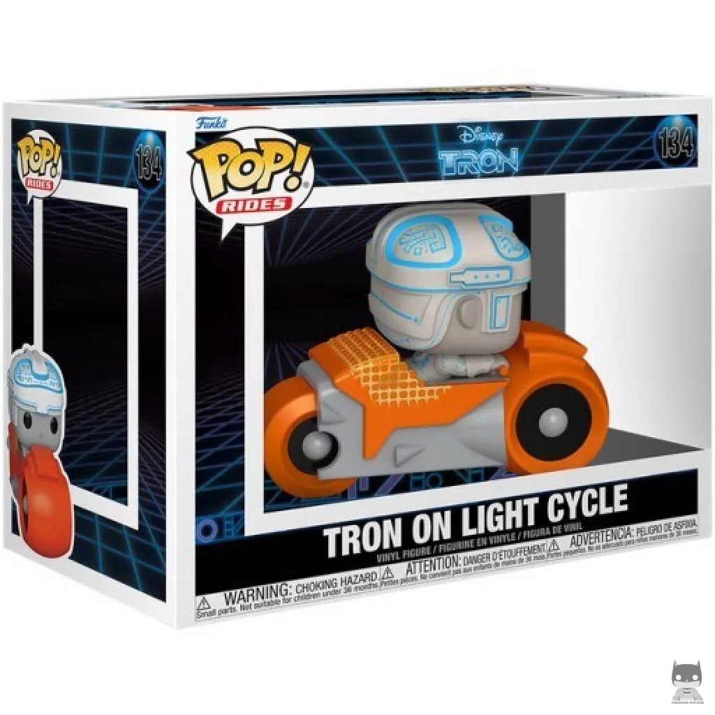 Tron on Light Cycle Funko Pop! figure in its box