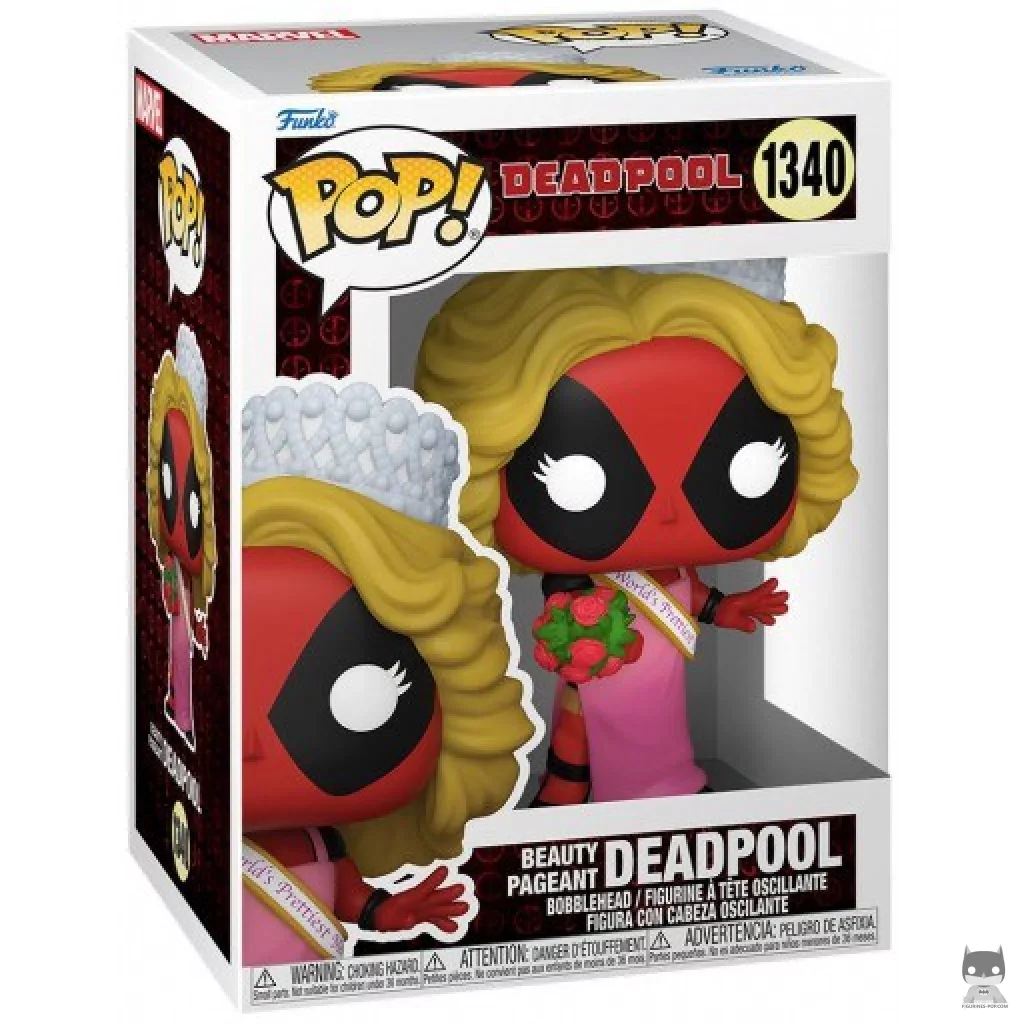 Beauty Pageant Deadpool Funko Pop! figure in its box
