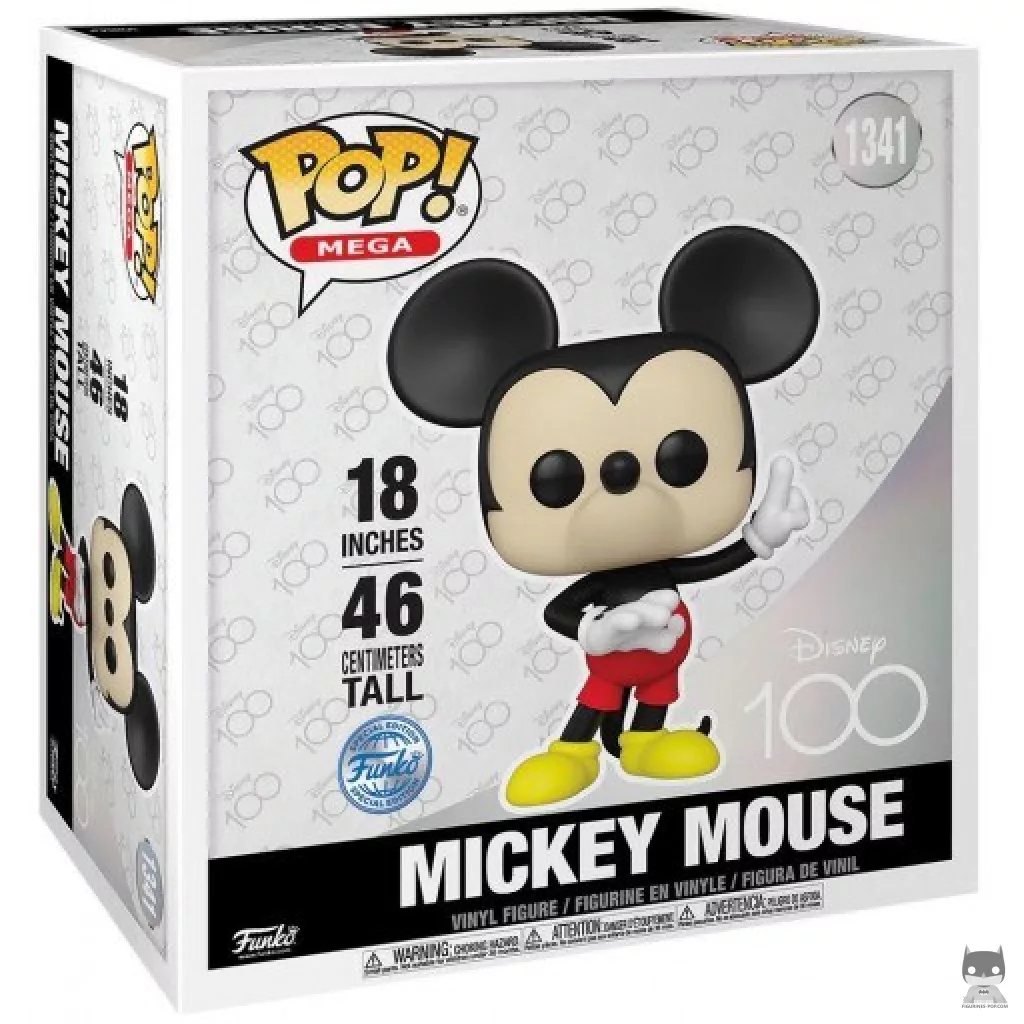 Mickey Mouse (Supersized 18'') Funko Pop! figure in its box