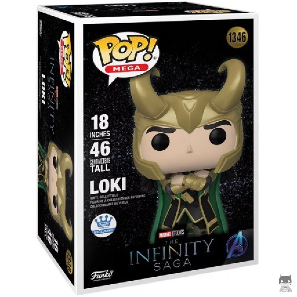 Loki (Supersized 18'') Funko Pop! figure in its box