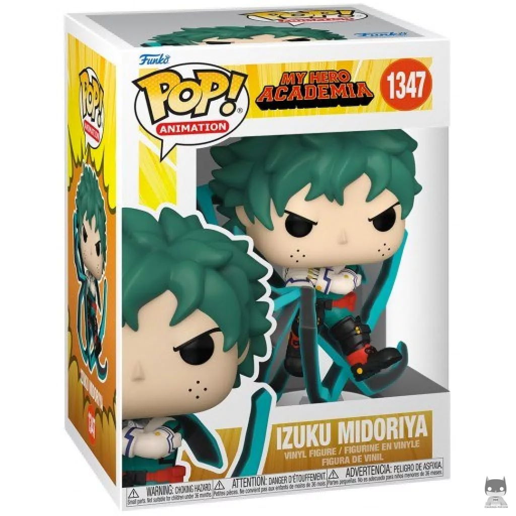 Izuku Midoriya Funko Pop! figure in its box