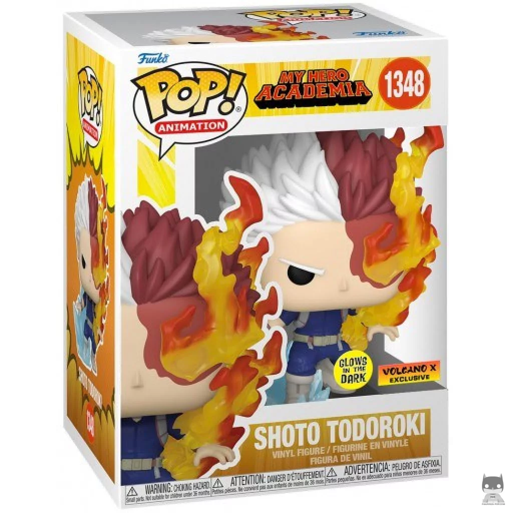 Shoto Todoroki (Glow in the Dark) Funko Pop! figure in its box