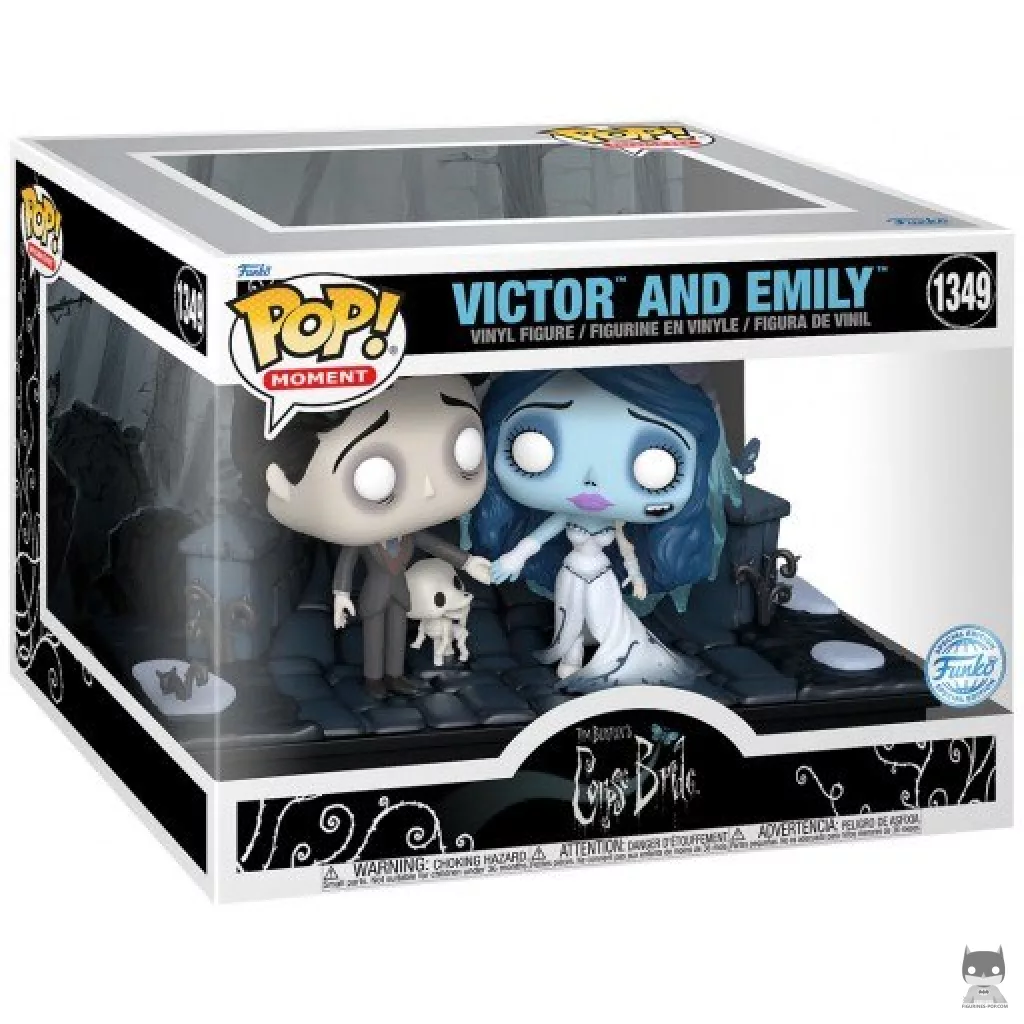 Victor & Emily Funko Pop! figure in its box