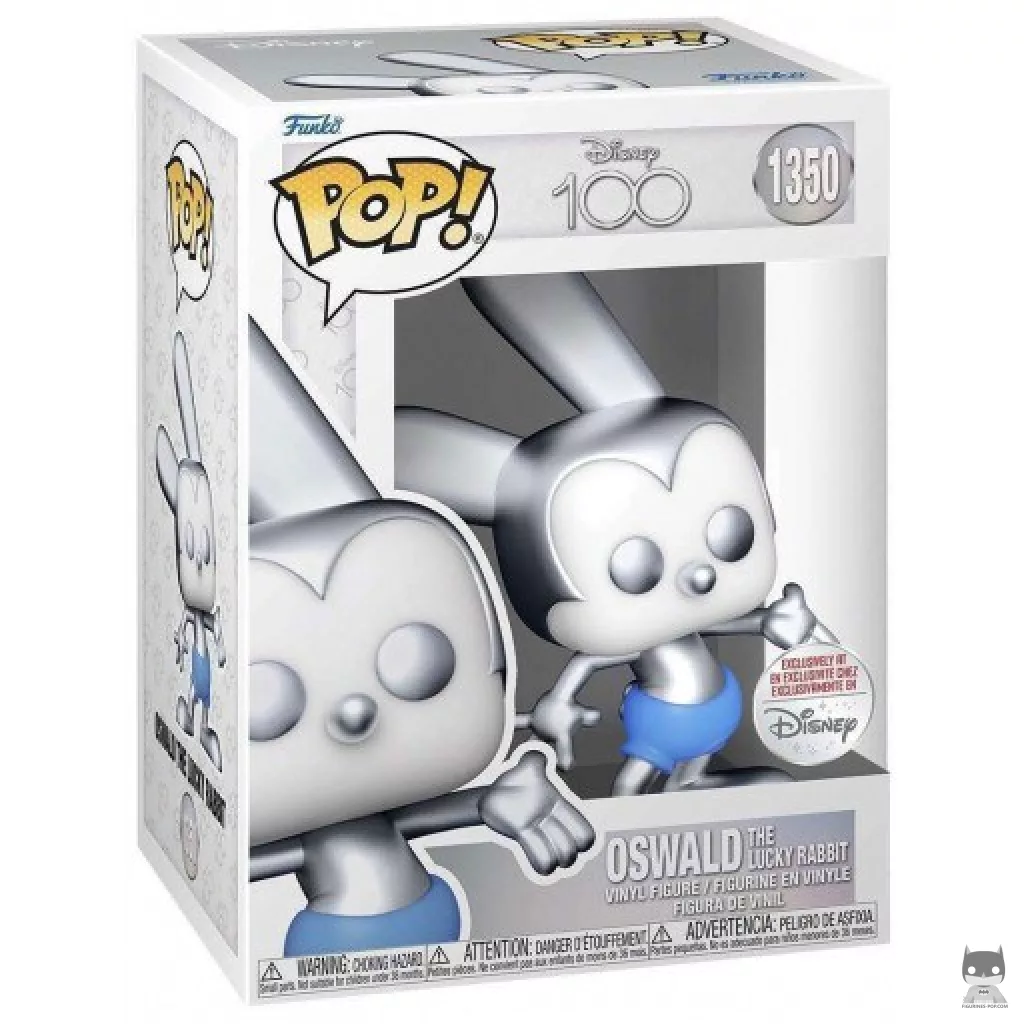 Oswald The Lucky Rabbit (Silver) Funko Pop! figure in its box