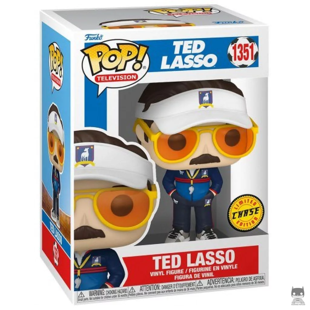 Ted Lasso (Chase) Funko Pop! figure in its box