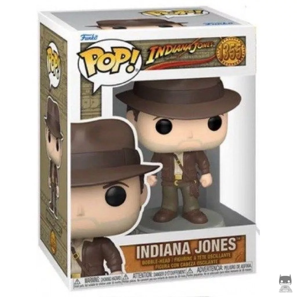 Indiana Jones with jacket Funko Pop! figure in its box
