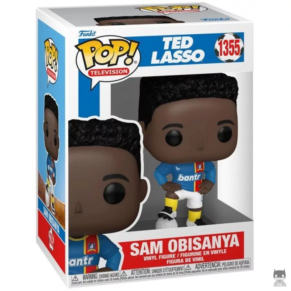 Sam Obisanya Funko Pop! figure in its box