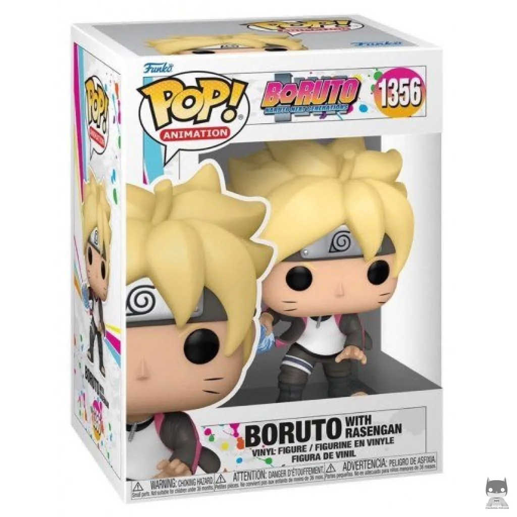Boruto with Rasengan Funko Pop! figure in its box
