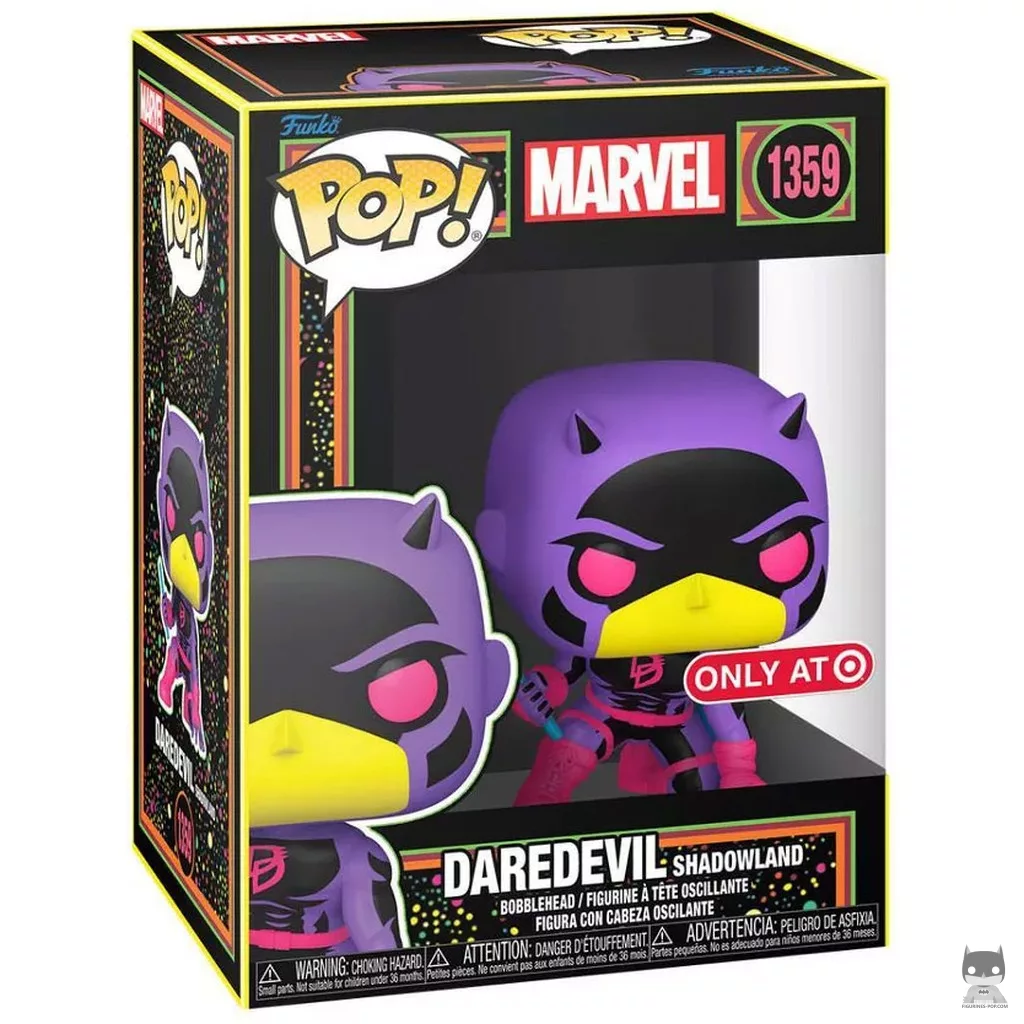 Daredevil (Shadowland) (Black Light) Funko Pop! figure in its box