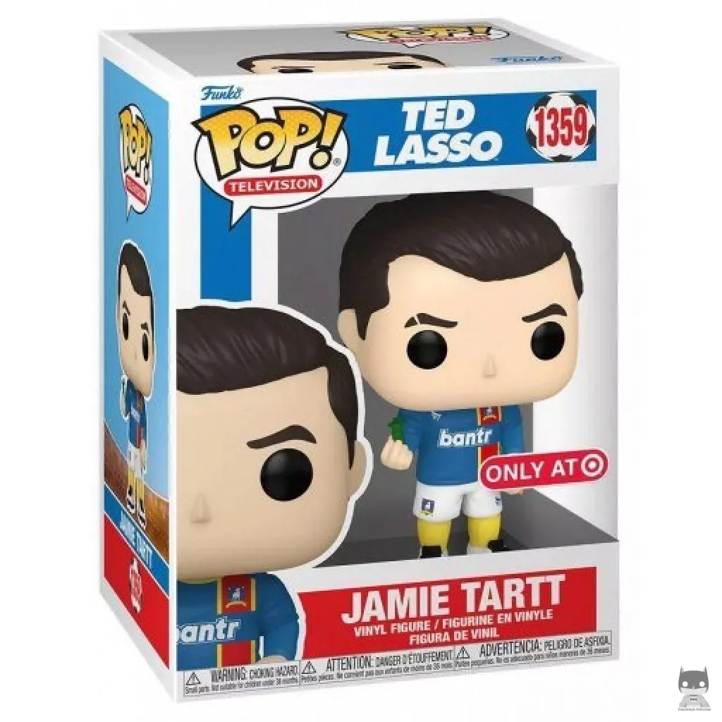 Jamie Tartt with Army Man Funko Pop! figure in its box