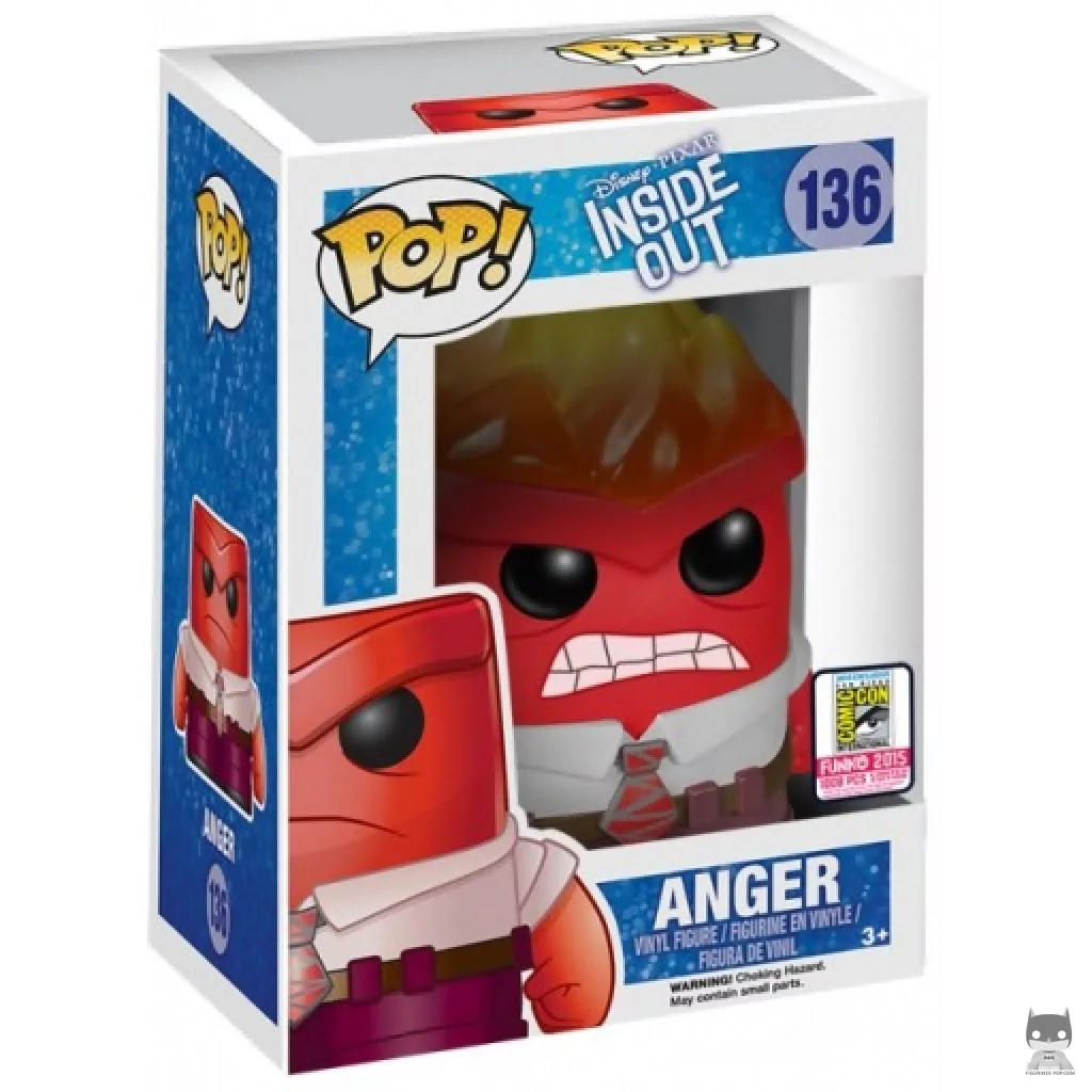 Anger with Flames Funko Pop! figure in its box