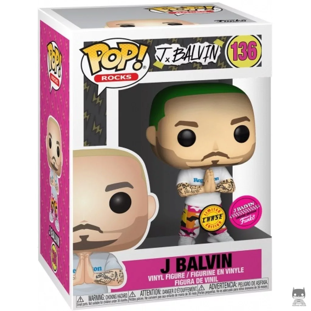 J. Balvin (Chase) Funko Pop! figure in its box