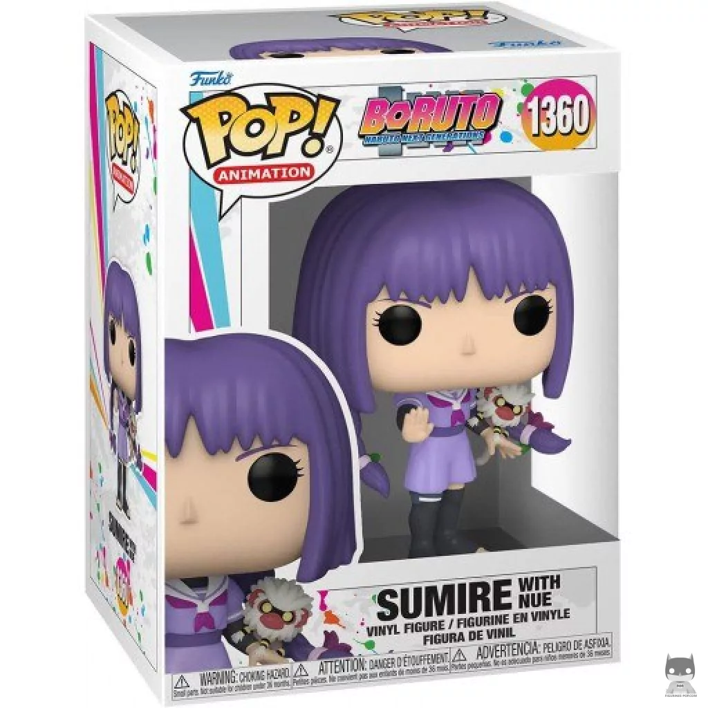Sumire with Nue Funko Pop! figure in its box