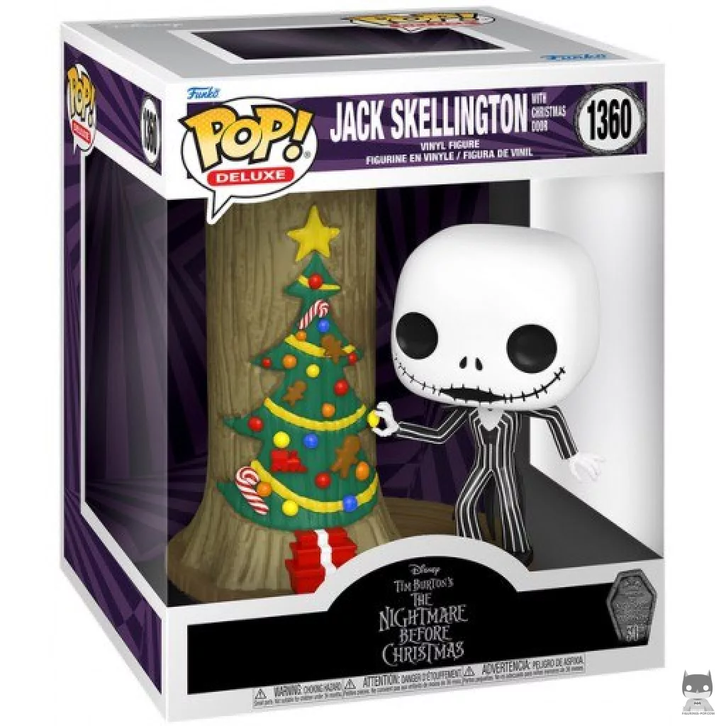 Jack Skellington with Christmas Door Funko Pop! figure in its box